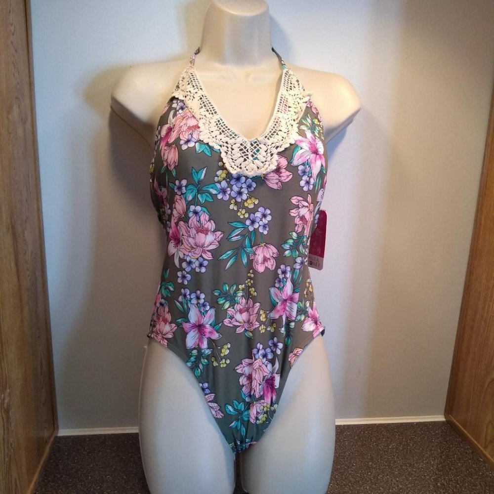 Hula Honey Multi Color One Piece Swim Wear Size M